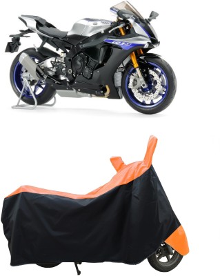 Coxtor Waterproof Two Wheeler Cover for Yamaha(YZF R1M, Orange)