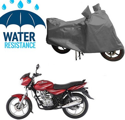 MMSSTAR Waterproof Two Wheeler Cover for Bajaj(Discover 125 DTS-i, Grey)