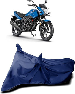 AASHTIK MART Two Wheeler Cover for Honda(CB Unicorn 160, Blue)
