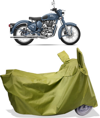 Amexride Two Wheeler Cover for Royal Enfield(Classic Squadron, Maroon)