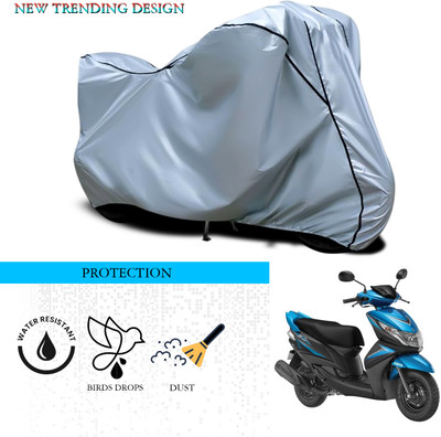 ANTHUB Waterproof Two Wheeler Cover for Yamaha(Ray Z, Silver)