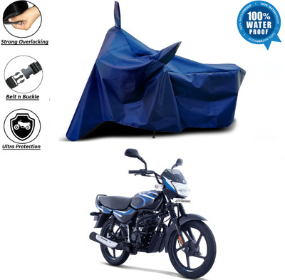 smwzxyu Waterproof Two Wheeler Cover for Bajaj(Blue)