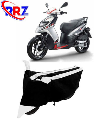 RRZ Waterproof Two Wheeler Cover for Aprilia(Storm 125, Black, White)