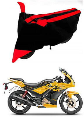 AutoGalaxy Waterproof Two Wheeler Cover for Hero(Karizma ZMR, Red, Black)