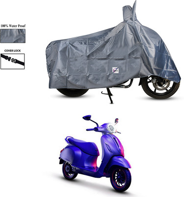 EGAL Waterproof Two Wheeler Cover for Bajaj(BS6, Grey)