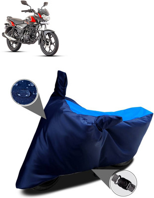 AutoGalaxy Waterproof Two Wheeler Cover for Bajaj(Discover 110, Blue)