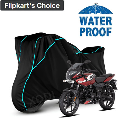 OliverX Waterproof Two Wheeler Cover for Bajaj(Pulsar 220F, Black, Blue, Multicolor)