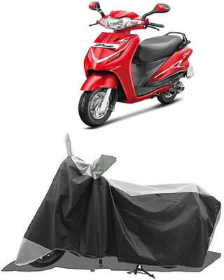 GROFATIK Two Wheeler Cover for Hero(Duet LX 110CC BS6, Grey)