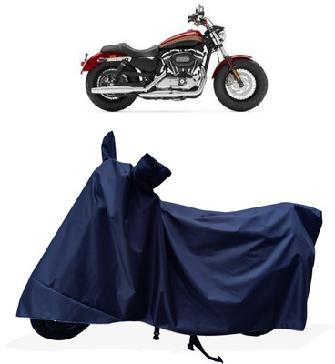 Tricway Two Wheeler Cover for Harley Davidson(1200 Custom, Blue)