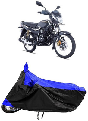 GROFATIK Two Wheeler Cover for Bajaj(Platina 110 H-Gear BS6, Blue)
