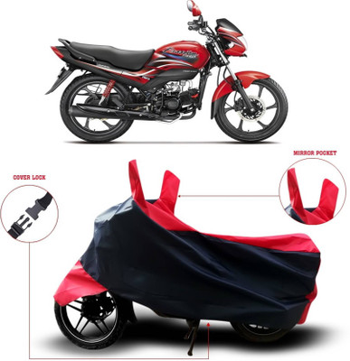 KEDIT Two Wheeler Cover for Hero(Passion Pro i3S, Red)