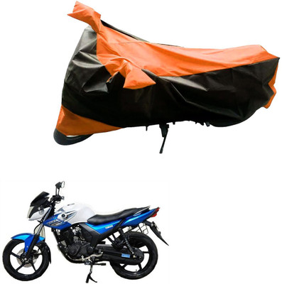 MWBB Waterproof Two Wheeler Cover for Yamaha(SZ-RR, Black, Orange)