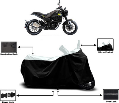 Amexride Two Wheeler Cover for Benelli(Leoncino 250, White)