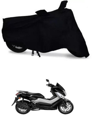 THE REAL ARV Waterproof Two Wheeler Cover for Yamaha(NMax 155, Black)
