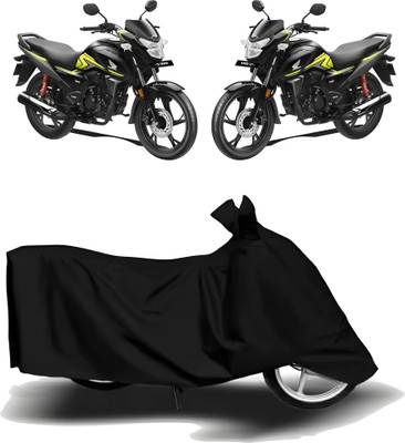 SK AUTO Waterproof Two Wheeler Cover for Honda(SR 160, Black)