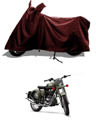 AASHTIK MART Two Wheeler Cover for Royal Enfield(Battle, Maroon)