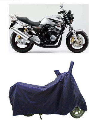 Coxtor Waterproof Two Wheeler Cover for Honda(CB 400, Blue)