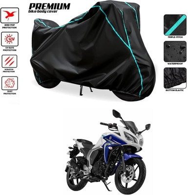 PAGORA Waterproof Two Wheeler Cover for Yamaha(Fazer-250 BS6, Black)