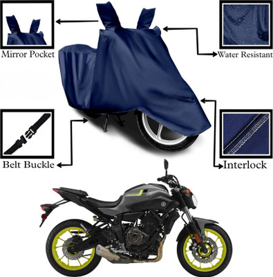 DeepShakshi AUTOMOTIVE Two Wheeler Cover for Yamaha(MT 09 BS6, Blue)