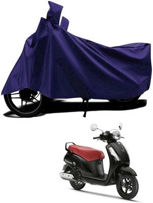 KEDIT Two Wheeler Cover for Suzuki(Access 125, Blue)