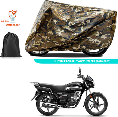 PAGORA Waterproof Two Wheeler Cover for Hero(CD 110 Dream, Yellow)