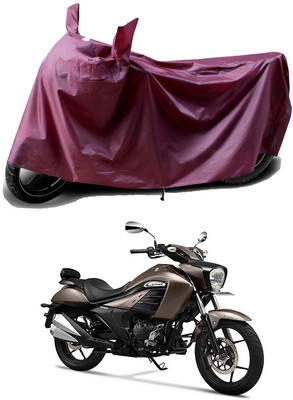 THE REAL ARV Waterproof Two Wheeler Cover for Suzuki(intruder 150, Maroon)