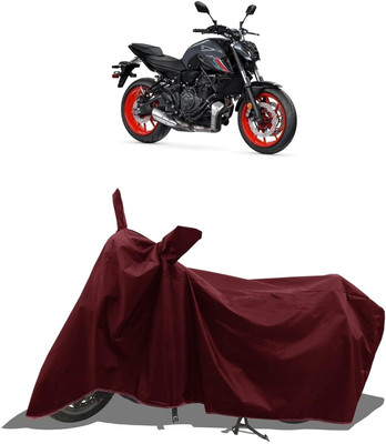 KEDIT Two Wheeler Cover for Yamaha(MT 07, Maroon)