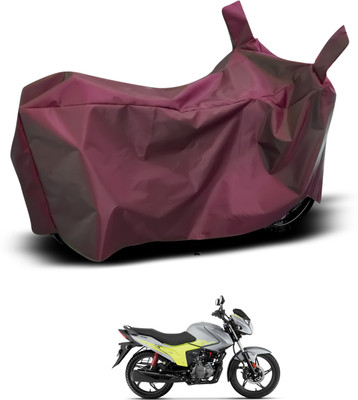 PAGORA Waterproof Two Wheeler Cover for Hero(MotoCorp Glamour, Maroon)