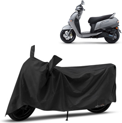 AG MOTO Two Wheeler Cover for TVS(iQube Electric, Black)