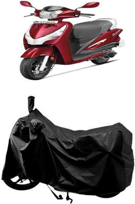 AutoKick Two Wheeler Cover for Hero(Destini 125, Black)