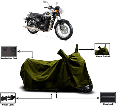 Amexride Two Wheeler Cover for Benelli(Imperiale 400, Green)