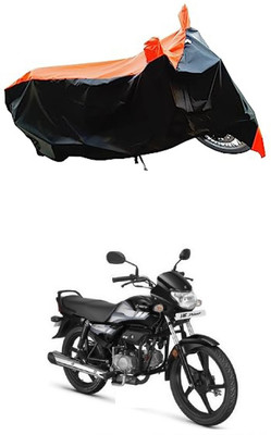VESMEI Two Wheeler Cover for Hero(HF Deluxe BS6, Orange)