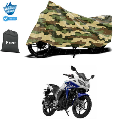 CODOKI Waterproof Two Wheeler Cover for Yamaha(Fazer-250 BS6, Yellow)