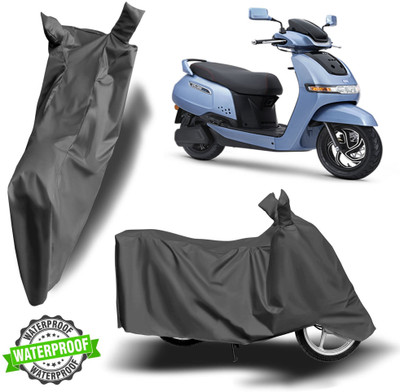 Autoinnovation Waterproof Two Wheeler Cover for TVS(iQube Electric, Grey)
