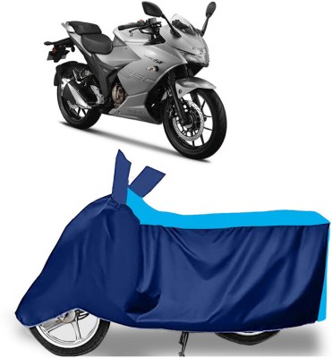 AUTO PEARL Two Wheeler Cover for Suzuki(Gixxer 250, Blue)