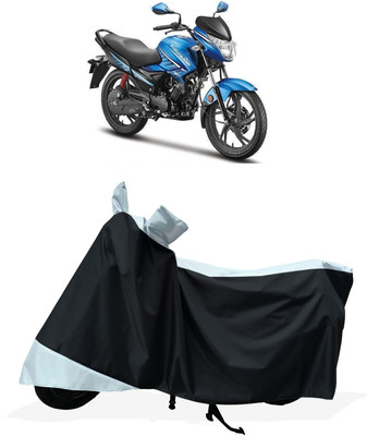 Tricway Two Wheeler Cover for Hero(Glamour FI, White)