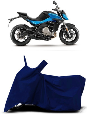 VESMEI Two Wheeler Cover for CFMoto(650 NK BS6, Blue)