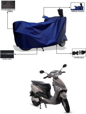 PAGORA Waterproof Two Wheeler Cover for Hero(Electric Optima BS6, Blue)