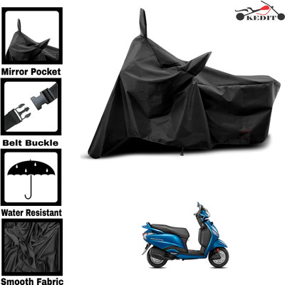 KEDIT Two Wheeler Cover for Universal For Bike(Maestro Edge, Black)