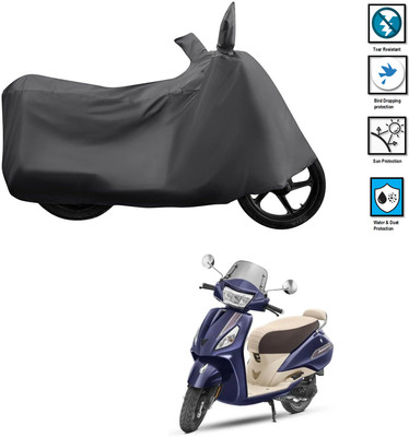 PAGORA Waterproof Two Wheeler Cover for TVS(Jupiter, Grey)