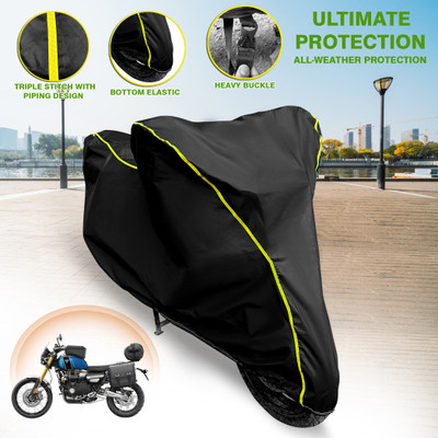 GARREGE Waterproof Two Wheeler Cover for Triumph(Scrambler 1200, Blue)