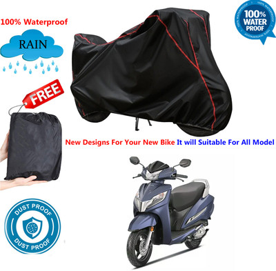 AUTOCAD Waterproof Two Wheeler Cover for Honda(Activa 125, Black)