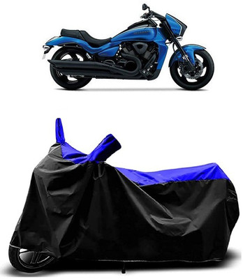 VESMEI Two Wheeler Cover for Suzuki(Intruder M1800R, Blue)