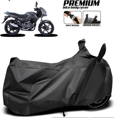 smwzxyu Waterproof Two Wheeler Cover for Bajaj(Pulsar 150, Black)