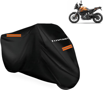 Horseyaart Waterproof Two Wheeler Cover for KTM(390 Adventure, Black)