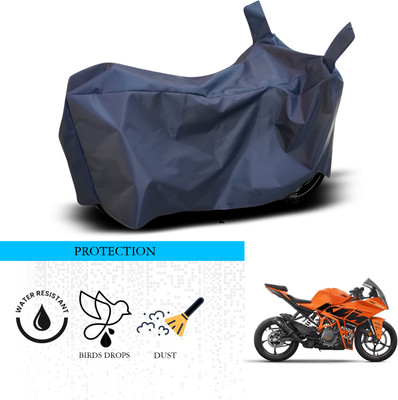 ANTHUB Waterproof Two Wheeler Cover for KTM(RC 390, Blue)