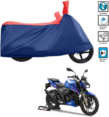 CODOKI Waterproof Two Wheeler Cover for TVS(Apache RTR 200 4V, Red)