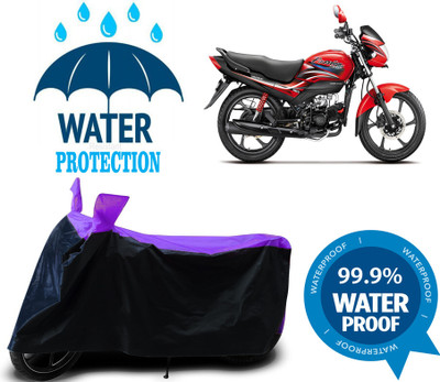 RTS COLLECTIONS Waterproof Two Wheeler Cover for Hero(Passion Pro TR, Multicolor)
