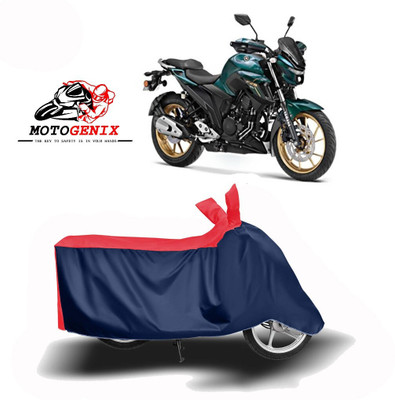 DeepShakshi AUTOMOTIVE Waterproof Two Wheeler Cover for Yamaha(FZ25, Red, Blue)