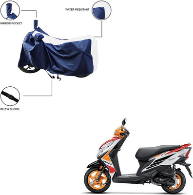 Furnish Flow Two Wheeler Cover for Honda(Blue)